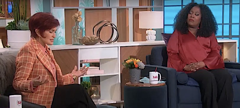 **FILE** "The Talk" co-hosts Sharon Osbourne (left) and Sheryl Underwood on a March 10 episode