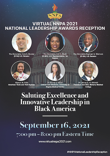 The NNPA honored six individuals for excellence and leadership in the Black community during the NNPA's recent Leadership Awards. (Courtesy of NNPA Newswire)
