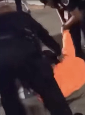 Prince George's County Police had to break up a violent brawl between dozens of youths, captured on several cellphone videos, at Six Flags America in Bowie, Maryland, on Sept. 25.