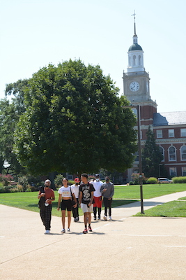 Howard University students faced a housing shortage due to an increase in enrollment.