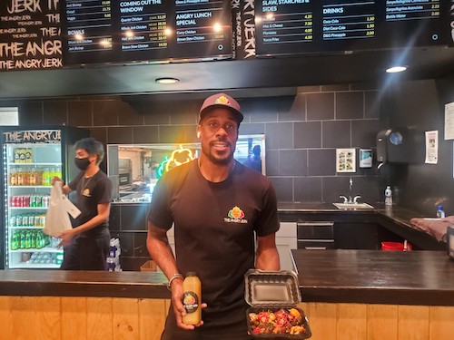 Jason Miskiri owns The Angry Jerk in downtown Silver Spring. (James Wright/The Washington Informer)