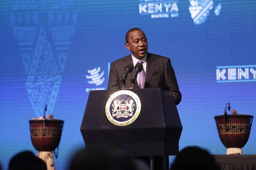 **FILE** Uhuru Kenyatta (World Trade Organization via Wikimedia Commons)