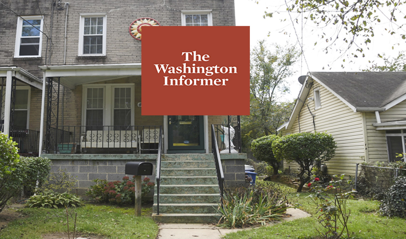 Home of Ward 7 resident Alfred Wilson, Jr. and his Mother, Gloria Weaver Wilson. Photo Credit: Anthony Tilghman