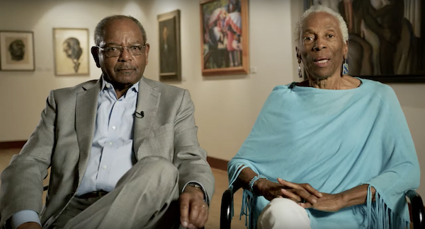 Eddie and Sylvia Brown (Screen shot courtesy of Howard University)