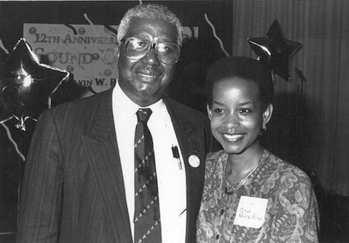 Dr. Calvin W. Rolark Sr. and Denise Rolark Barnes (Roy Lewis/ The Washington Informer)