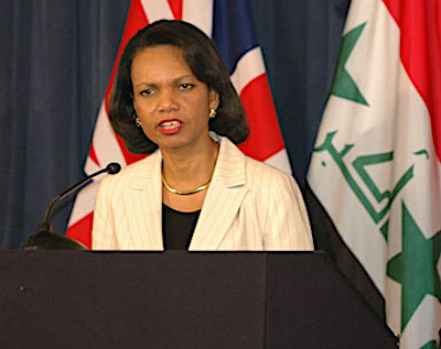 **FILE** Condoleezza Rice (Department of Defense via Wikimedia Commons)