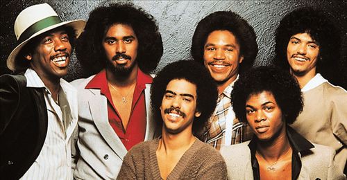 Tommy DeBarge (center) with his Switch bandmates