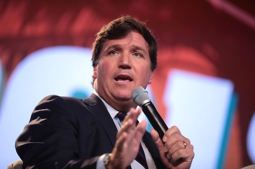 **FILE** Tucker Carlson (Gage Skidmore via Wikimedia Commons)