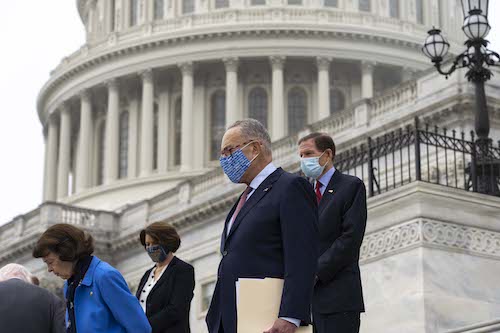 **FILE** Sen. Chuck Schumer (in foreground) (Courtesy of Wikimedia Commons)