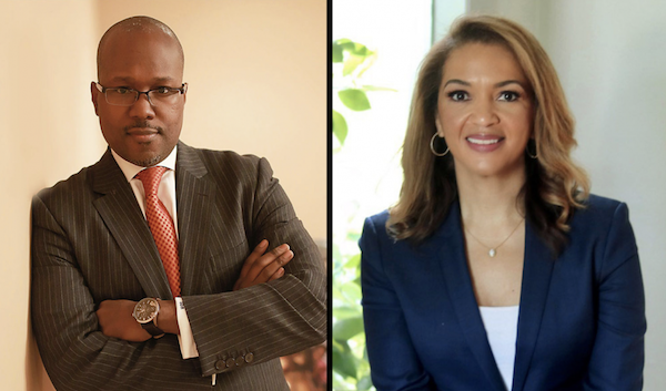 Shawn Rochester and Robin Watkins are poised to break through more barriers in the financial world. (Courtesy photo)