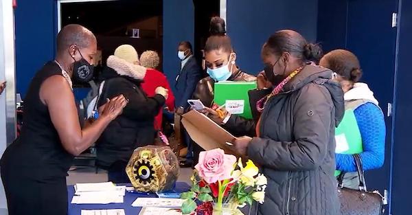 The Building Blocks DC organization, charged with offering social services to those caught up in a life of crime and their victims, co-sponsors a job fair on Nov. 19 at the Entertainment Sports Arena in Ward 8. (Courtesy of WJLA-TV)