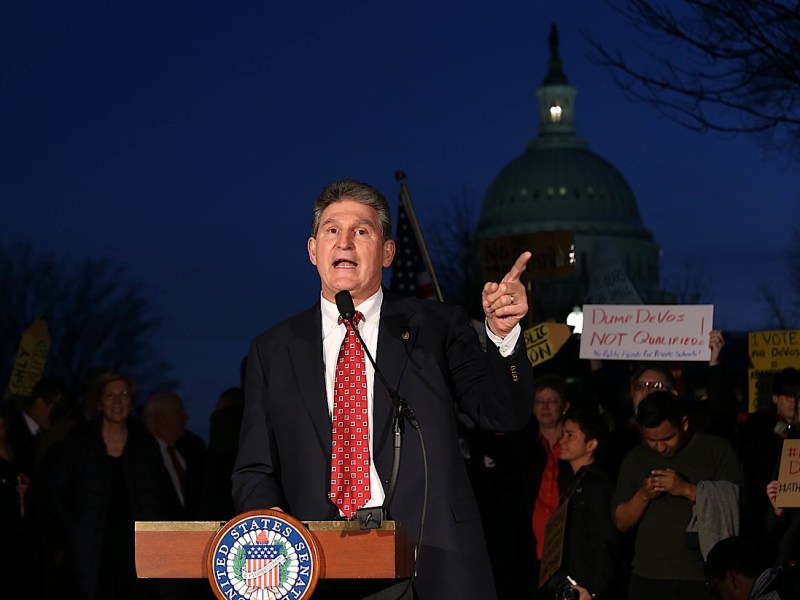 **FILE** Sen. Joe Manchin, West Virginia Democrat (Wikimedia Commons)