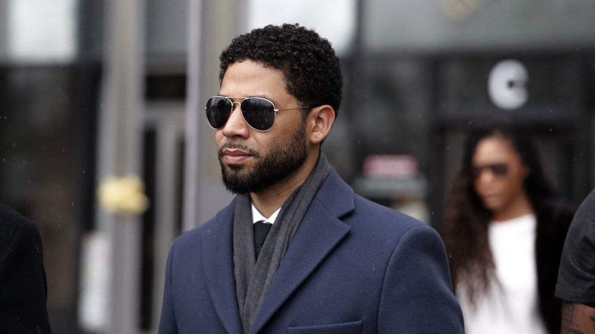 Actor Jussie Smollett leaves Leighton Criminal Courthouse after his court appearance in Chicago on March 14, 2019. Smollett stands accused of arranging a homophobic, racist attack against himself in an attempt to raise his profile because he was dissatisfied with his salary on the Fox television drama "Empire." (Photo by Nuccio DiNuzzo/Getty Images)