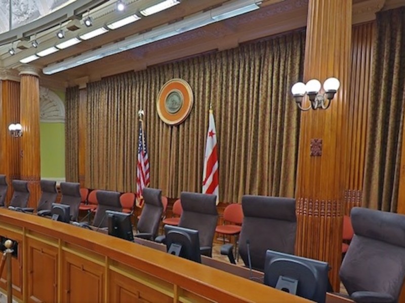 **FILE** The D.C. Council chamber at the John A. Wilson Building in D.C. (Courtesy of dccouncil.us)