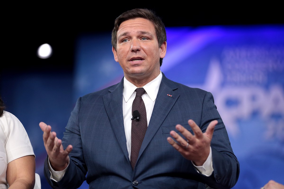 **FILE** Florida Gov. Ron DeSantis (Gage Skidmore)