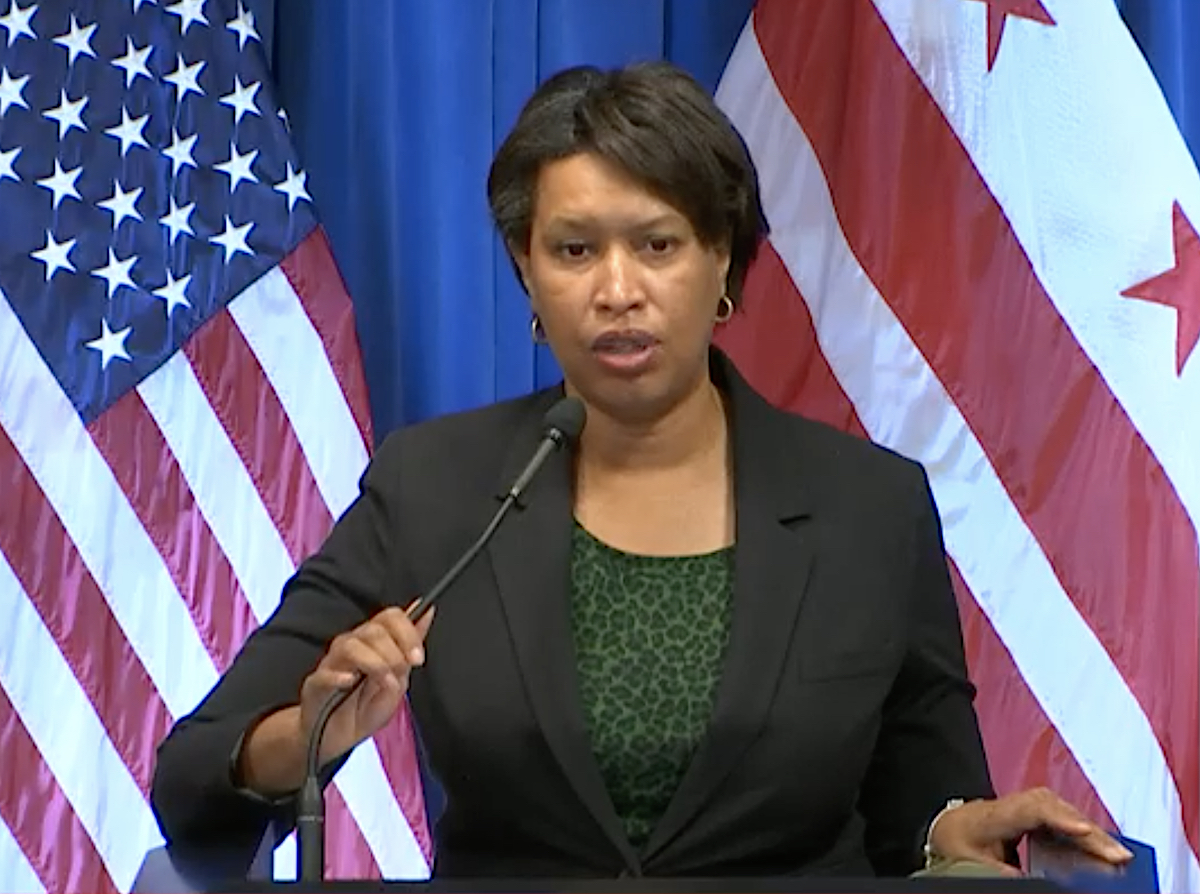D.C. Mayor Muriel Bowser speaks during a Jan. 27 press conference on the city's response to the coronavirus pandemic.
