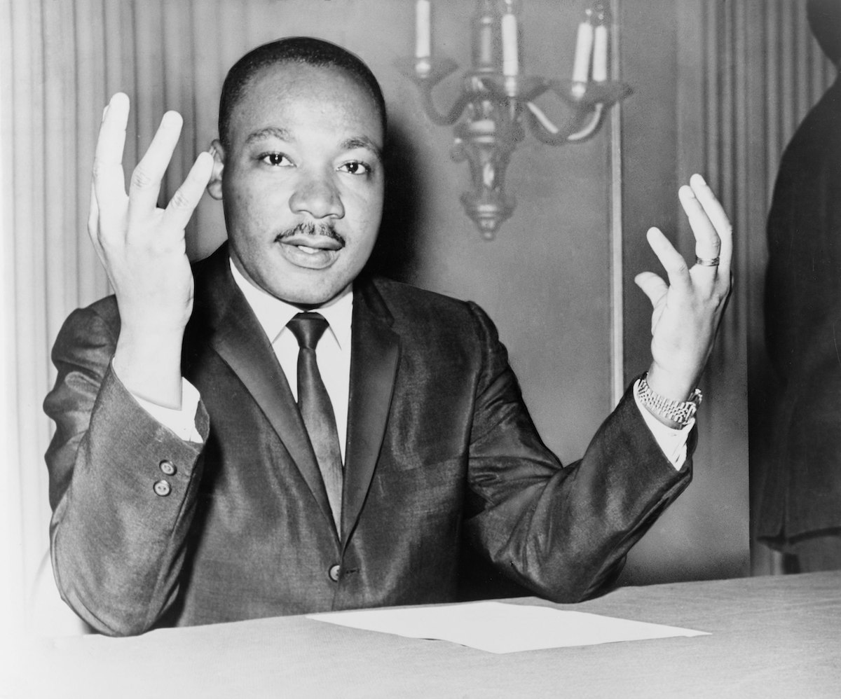 This photo of Rev. Martin Luther King Jr. was taken during a press conference in November 1964. (Dick DeMarsico/NYWTS/CC)