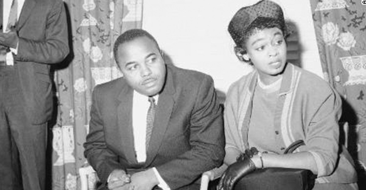 Christopher and Maxine McNair, whose 11-year-old daughter Denise McNair was murdered along with three other young girls on Sept. 15, 1963, hold a press conference on Sept. 20, 1963. (Courtesy of NNPA Newswire)