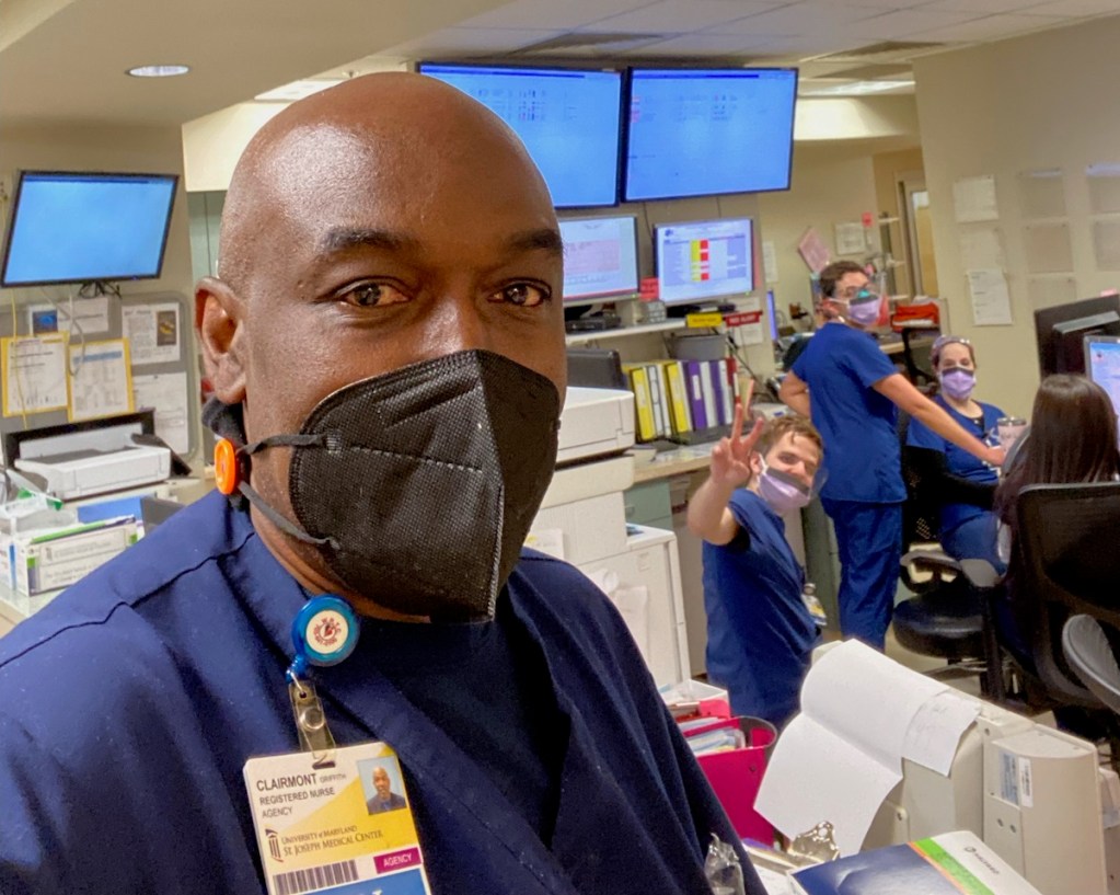 Clairmont Griffith, travel emergency room nurse (Courtesy photo)