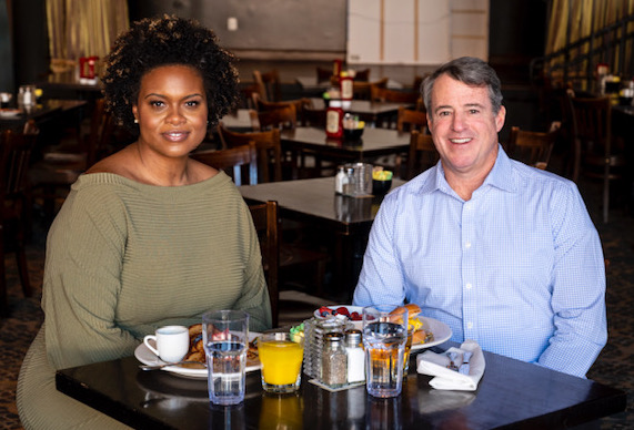 Candace Hollingsworth (left), former mayor of Hyattsville, Maryland, is the running mate of former state Attorney General Doug Gansler in his bid for the governor's office. (Campaign photo)