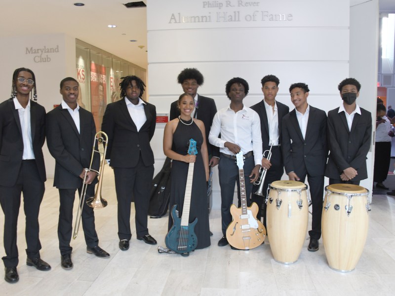 The FAME Jazz Band represents talented youth from Prince George's County. (WI photo)