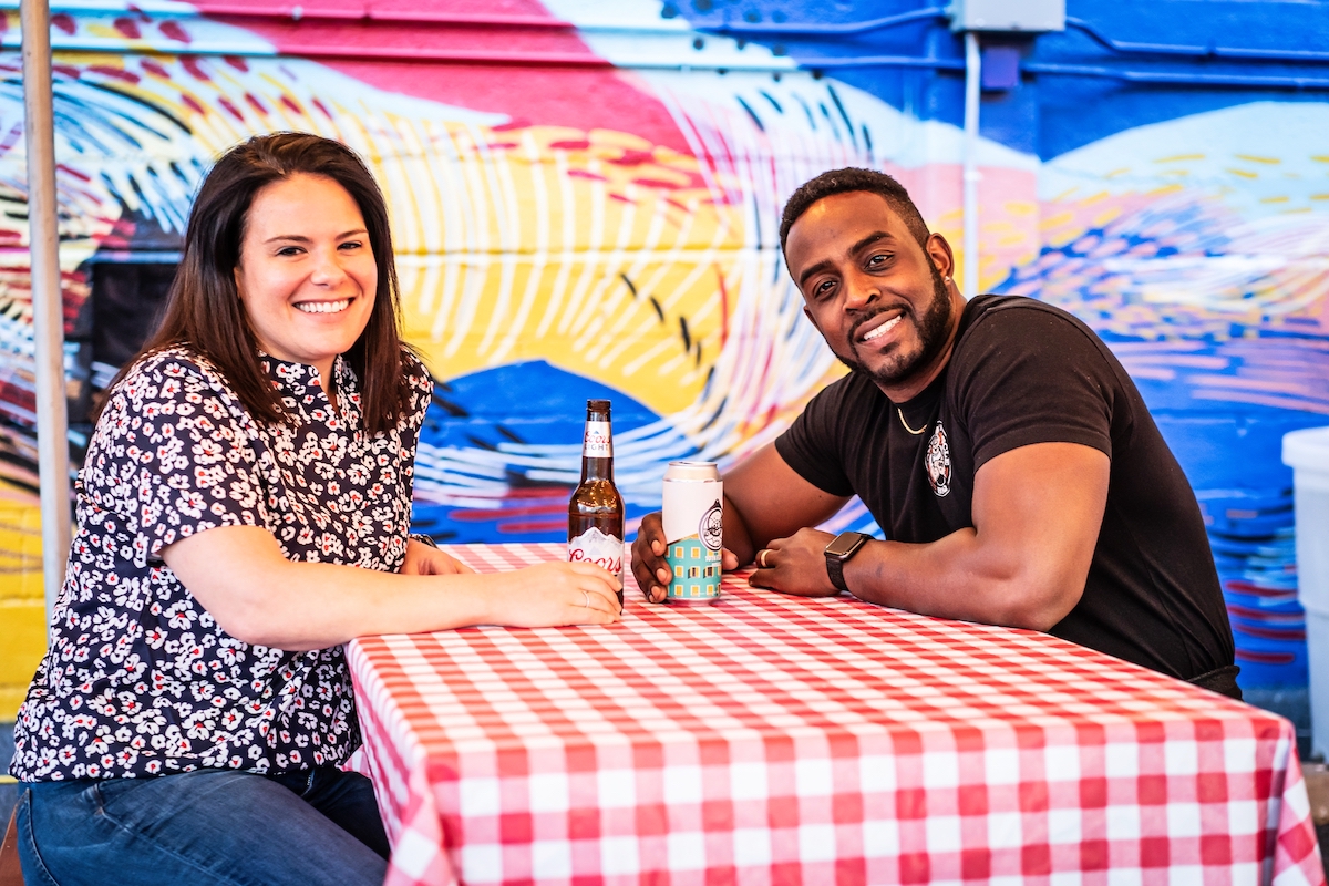 Jennifer Meltzer and Edward Reavis are owners of All Set Restaurant and Bar in downtown Silver Spring. (WI photo)