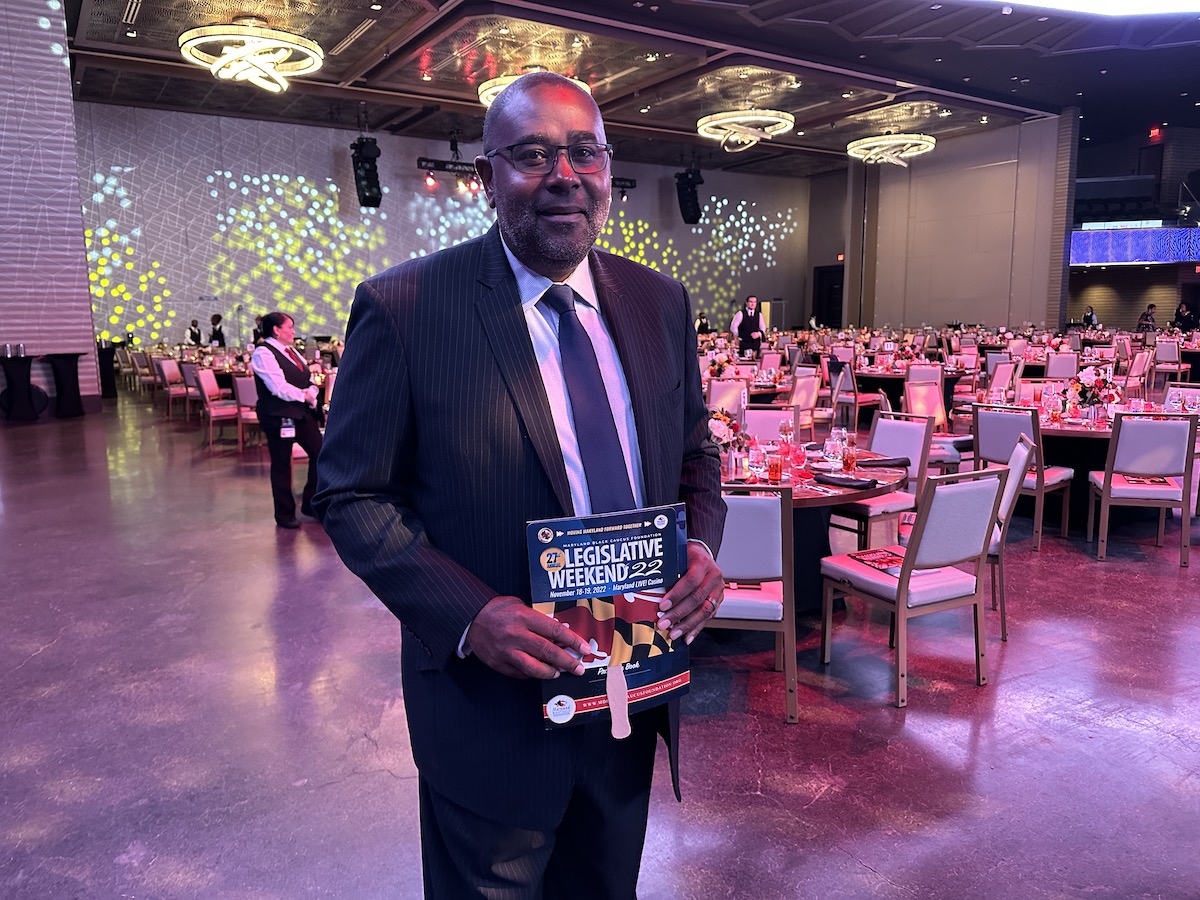 Darryl Barnes attends his last major event as chair of the Maryland Legislative Black Caucus, the largest state-level Black caucus in the country. (Anthony Tilghman/The Washington Informer)