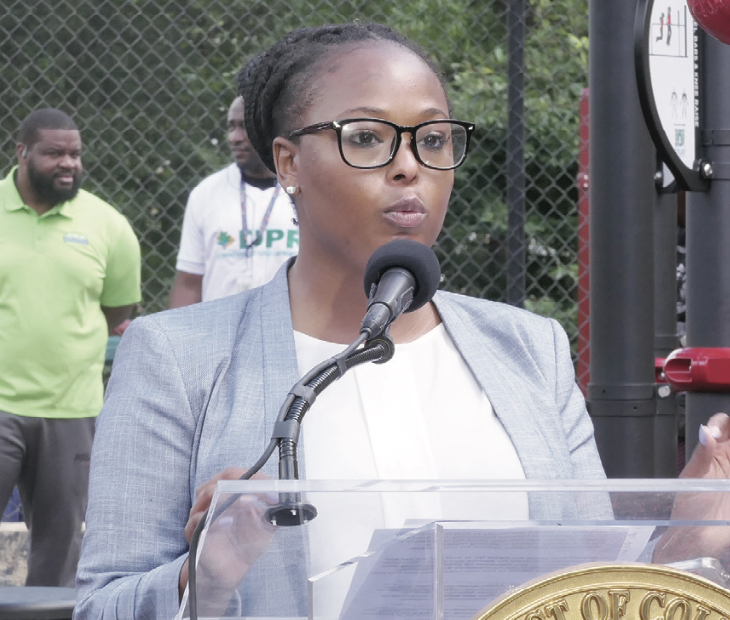 Ward 4 Council member Janeese Lewis George, a former prosecutor, wants fair sentencing to be a top priority in the Revised Criminal Code Act for the District of Columbia. (Shevry Lassiter/The Washington Informer)