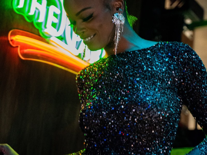 Singer Ari Lennox at the GOOD Holiday Ball (Marckell Williams/The Washington Informer)
