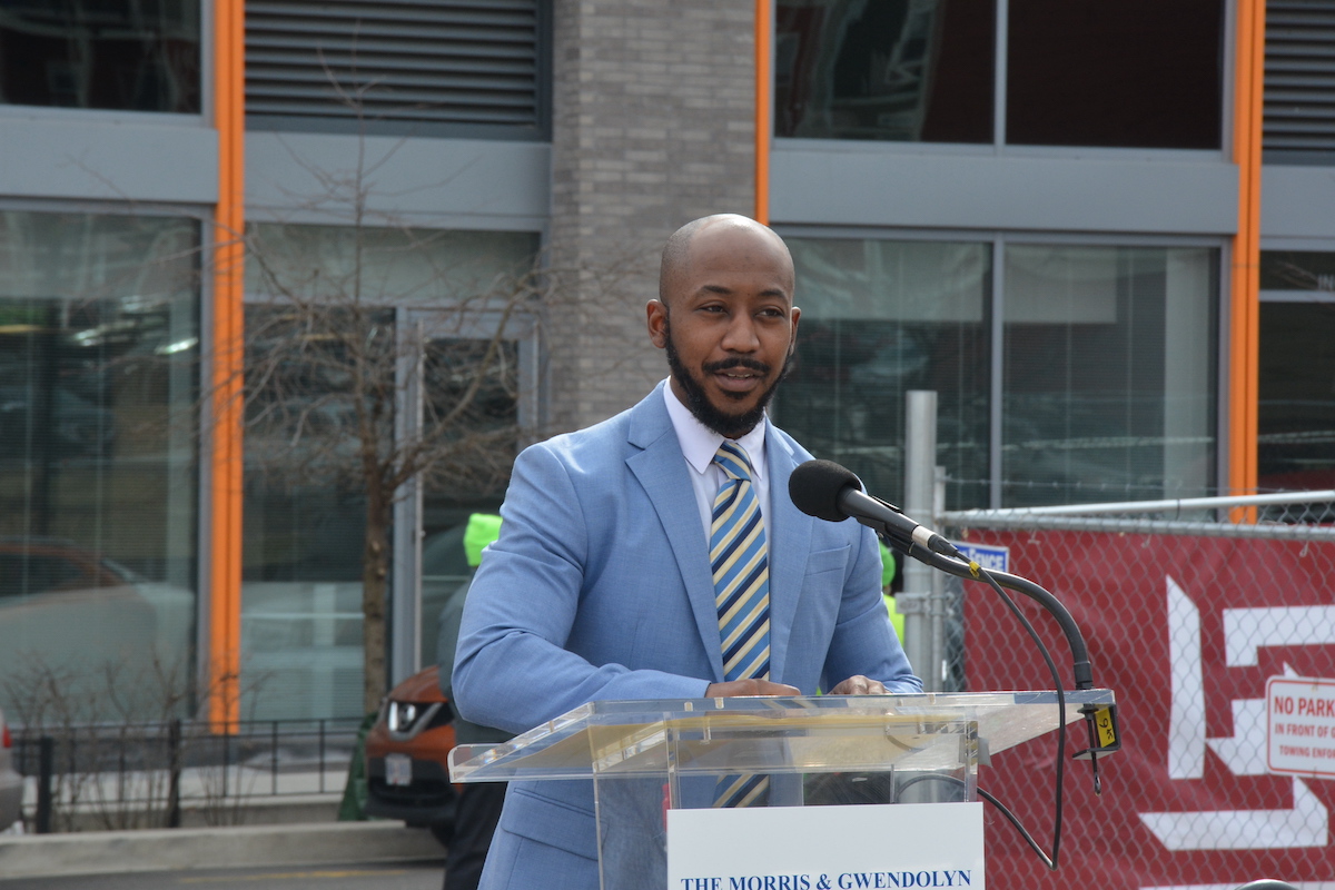 Gordon-Andrew Fletcher serves as the executive director of the D.C. Commission on Poverty. (Roy Lewis/The Washington Informer)