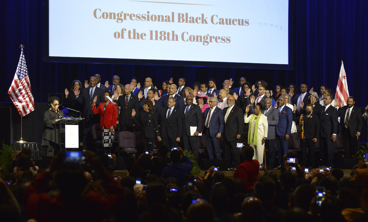 On Jan. 3, 58 members were sworn into the Congressional Black Caucus. (Robert R. Roberts/The Washington Informer)