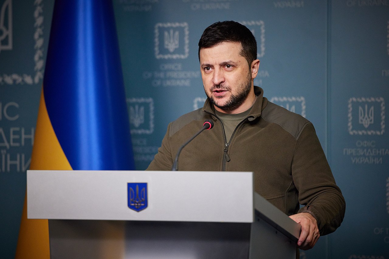 **FILE** Ukrainian President Volodymyr Zelenskyy (Wikimedia Commons)