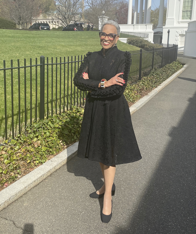 Dr. Johnnetta Betsch Cole received the 2021 National Humanities Medal at the White House on March 21. (Micha Green/The Washington Informer)