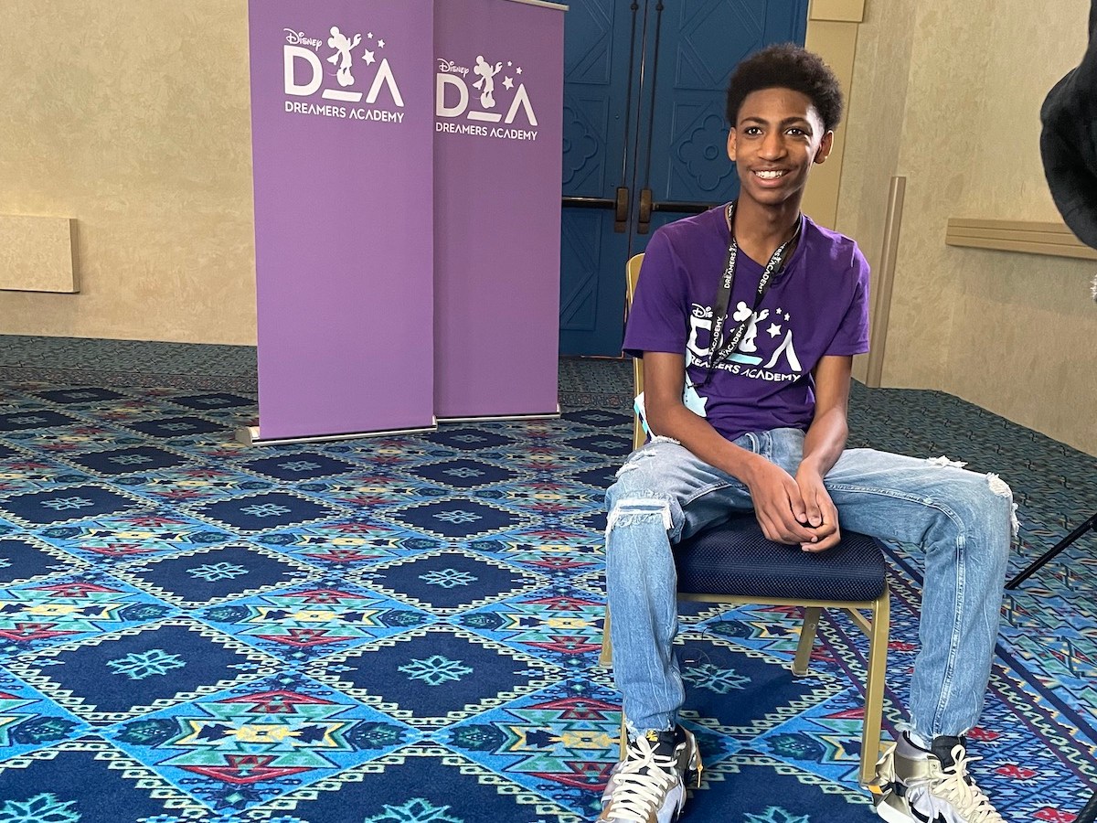 Richard Wright Public Charter School student and entrepreneur Miguel Coppedge (Stacy M. Brown/The Washington Informer)