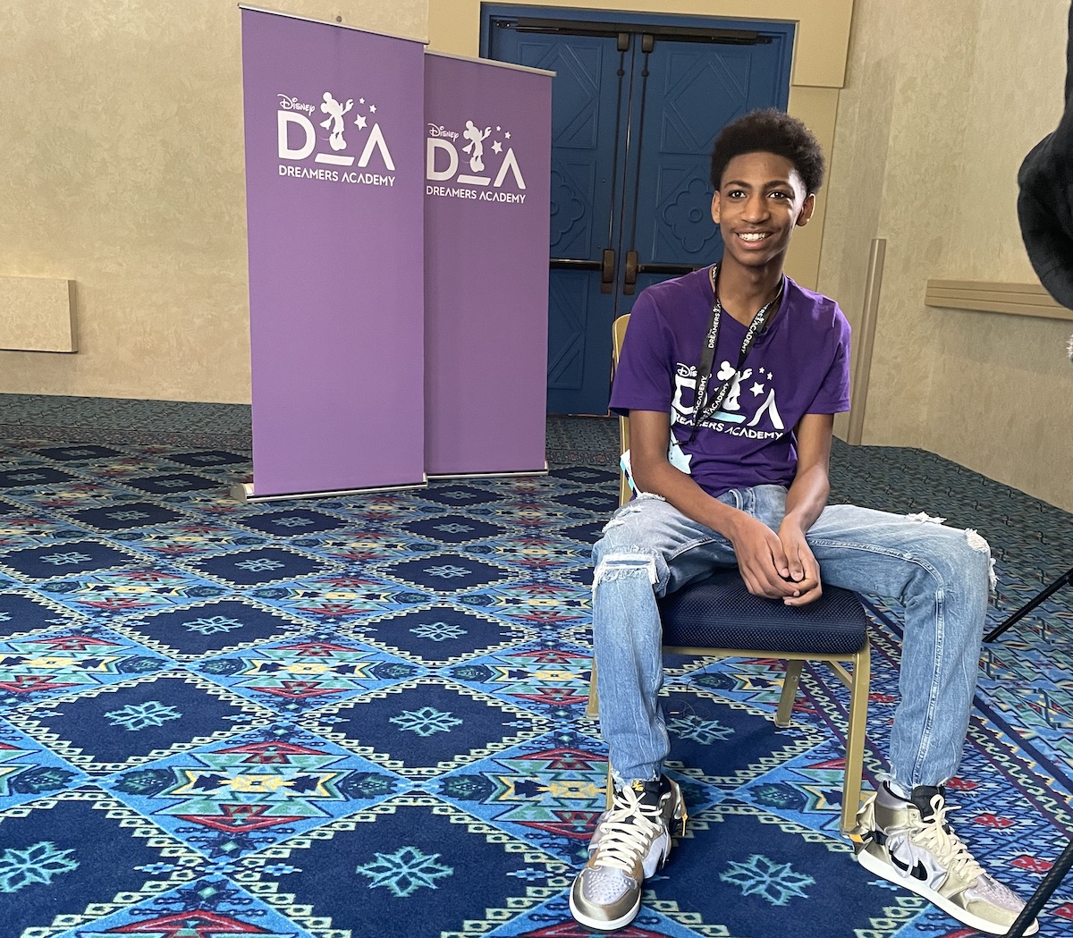 Richard Wright Public Charter School student and entrepreneur Miguel Coppedge (Stacy M. Brown/The Washington Informer)