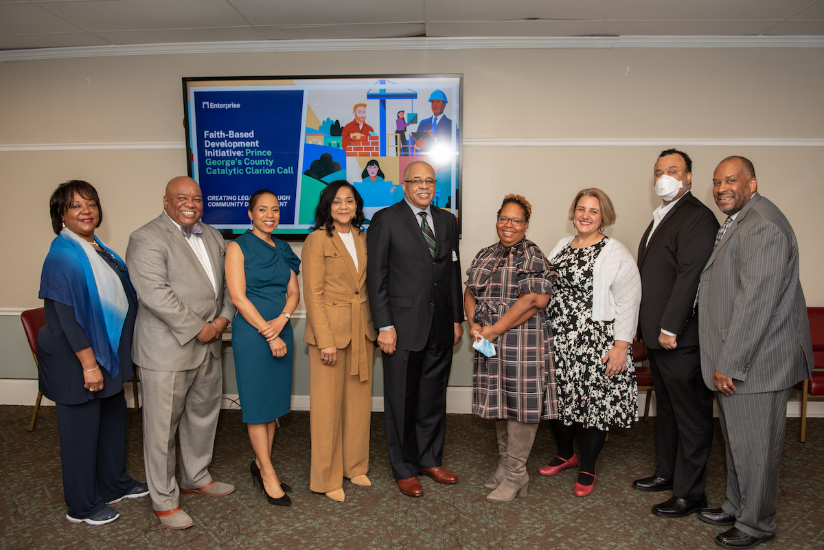 Enterprise Community Partners' Faith-Based Development Initiative (FBDI) is teaming up with Prince George's County elected officials and faith leaders to develop underutilized land for new affordable housing communities. (Courtesy photo)