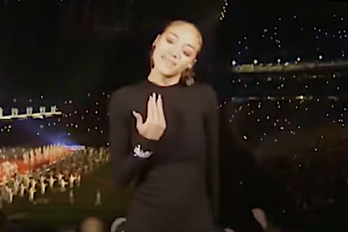 Famous for signing the lyrics in Rihanna's 13-minute halftime show, Justina Miles will grace the May cover of British Vogue. (Courtesy photo)