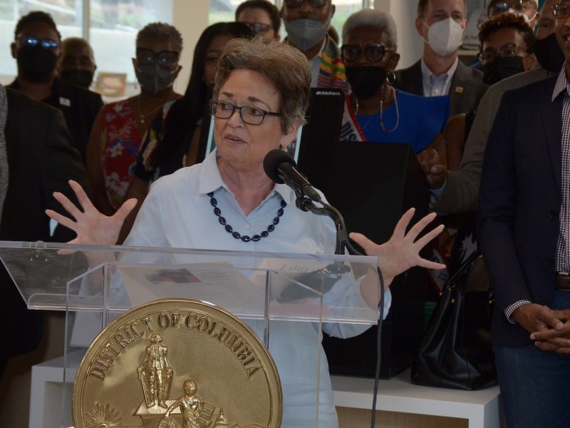 Sharon Pratt served as mayor of the District from 1991-1995.