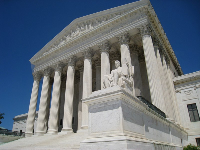 **FILE** The Supreme Court building in Washington, D.C. (Wikimedia Commons)
