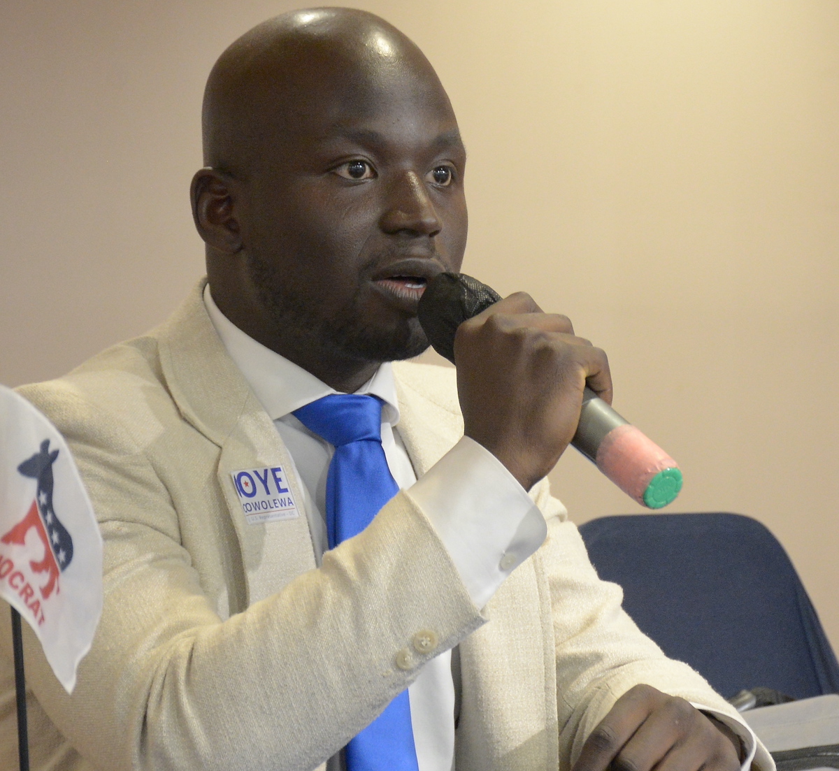 Oye Owolewa is the District's shadow representative to the U.S. House of Representatives.