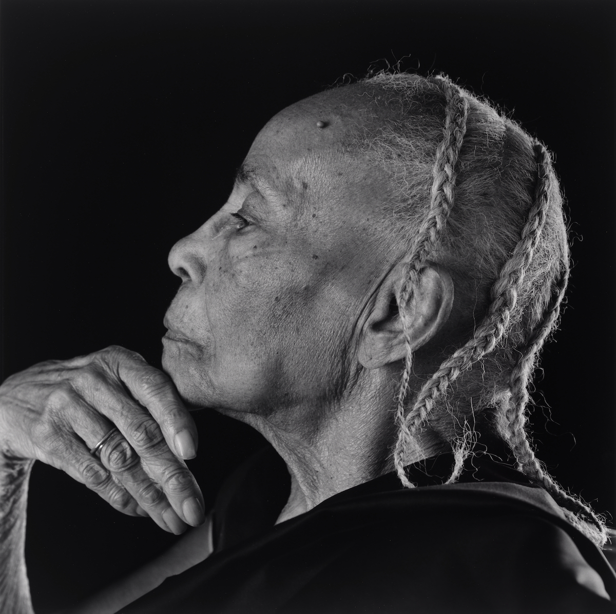 The emblematic photo of Septima Poinsette Clark 1987, from “I Dream a World: Selections from Brian Lanker’s Portraits of Remarkable Black Women” is currently at the National Portrait Gallery (Courtesy of National Portrait Gallery, Smithsonian Institution. © Brian Lanker Archive)