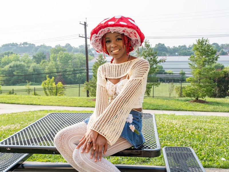 Aniya Coffey, a rising senior at Phelps Architecture, Construction and Engineering (ACE) High School in Northeast, started Blisx DC in September to provide a space for young people to express their creativity through fashion design. (Ja'Mon Jackson/The Washington Informer)