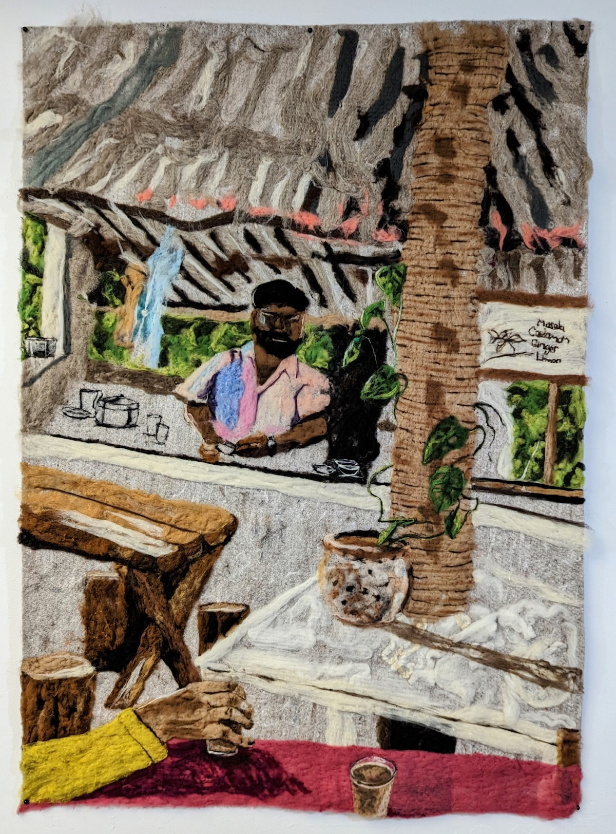 A piece by Melissa Joseph included in the “Genius Loci” exhibition at Charles Moffett in New York is seen here. Joseph said much of her work is influenced by her time living and teaching in D.C. (Courtesy photo)