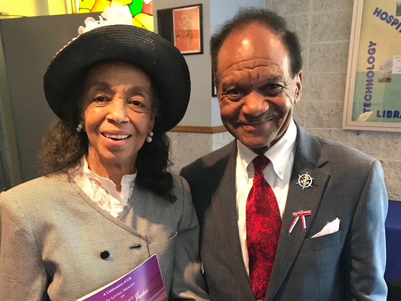 Dorothy Simms Fauntroy, wife to the District’s first delegate to Congress, died on June 18 at the age of 88. She was remembered as an "angel" at a funeral on June 29 at New Bethel Baptist Church. (Courtesy photo)