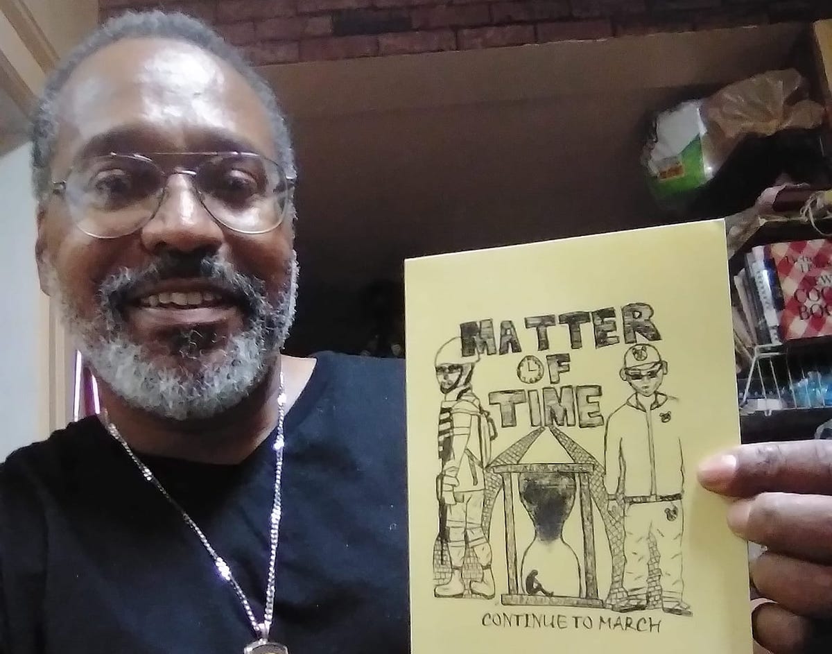 Damon Roberts, 60, author of "Matter of Time: Continue to March," encourages others to seek help and find resources in order to cope with trauma after serving in Iraq and dealing with the effects of PTSD. (Courtesy photo via Facebook)