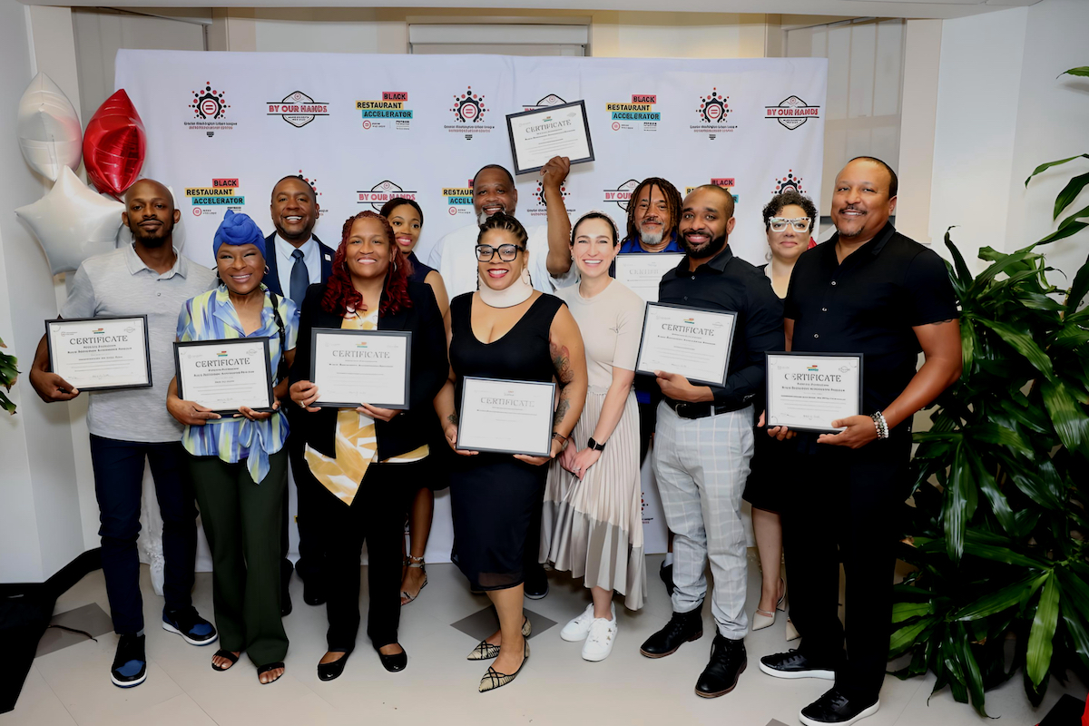 The leaders and participants of the By Our Hands Cohort of the Greater Washington Urban League