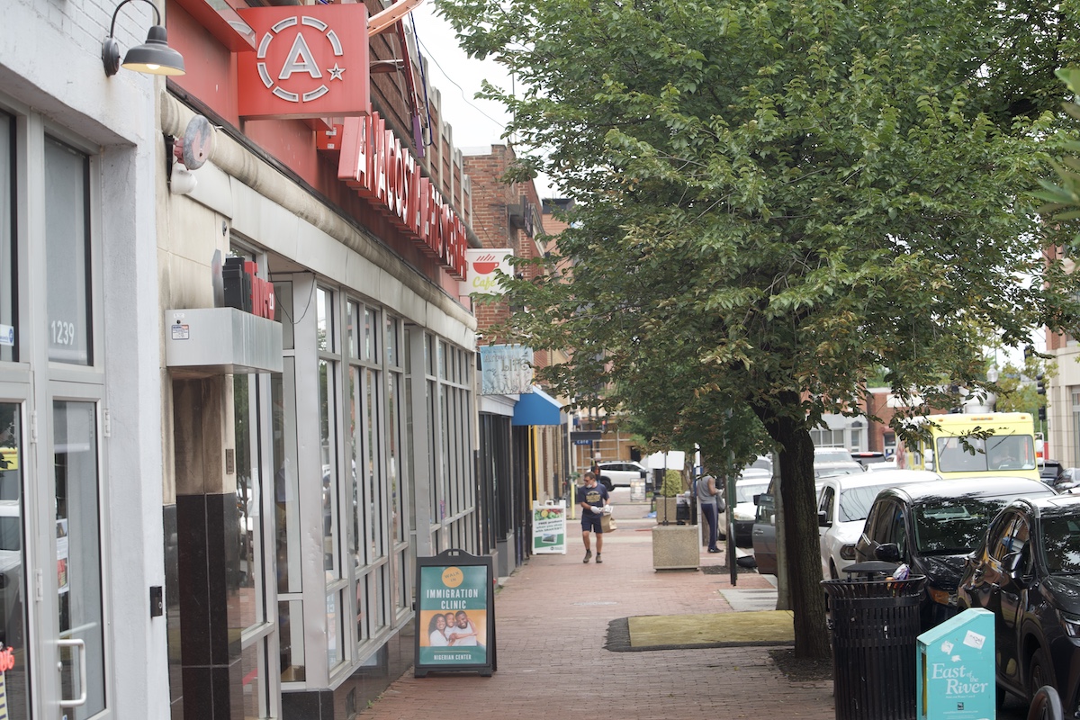 Local leaders said that recent homicides on Good Hope Road SE in D.C. hint at the lack of a concerted multi-agency public health approach to curbing substance use that fuels violent crime along the corridor. (Marckell Williams/The Washington Informer)