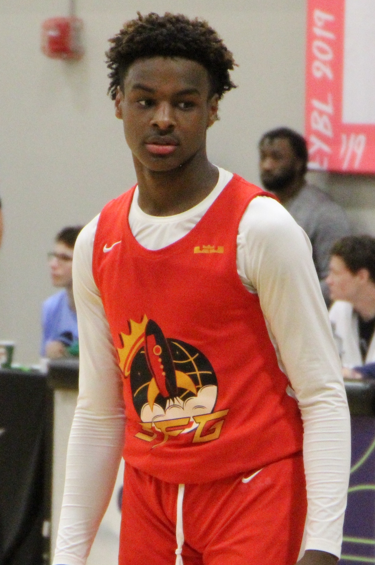 LeBron "Bronny" James Jr. (Colin Hass-Hill via Wikimedia Commons)