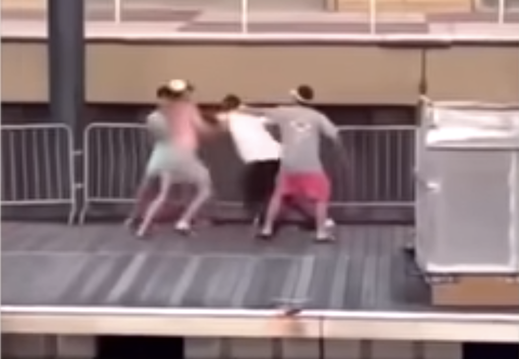 Several videos of a large riverfront brawl in Montgomery, Alabama, on Aug. 5, 2023, have circulated widely on social media and the internet.