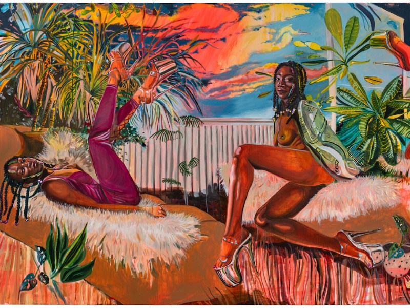 Gisela McDaniel's "Bigger Than Me," 2023 (Courtesy of Gisela McDaniel, Pilar Corrias, London)